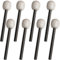 Banziaju 8pcs Kinder Mikrofon Requisiten, gefälschte Mikrofon, Kunststoff vorgeben Mikrofon Spielzeug für Kinder, Spielzeug-Mikrofon für Party Favors, Halloween, Geburtstag, Sliver-Rose