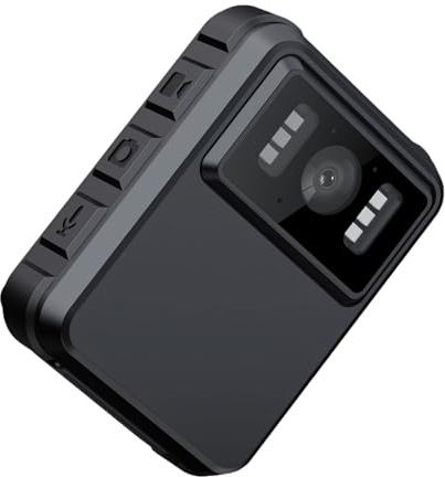 RGYBAO video dispositivo indossabile 1080P con fonte di elettricità 1800mAH e 6 LED oscuri migliorati per U esteso