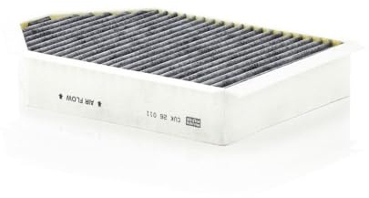 MANN-FILTER CUK 26 011 Innenraumfilter/Kabinenluftfilter - Pollenfilter mit Aktivkohle - für Pkw + Transporter