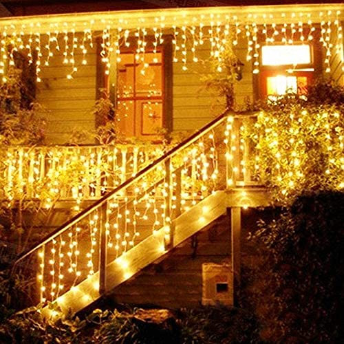 Tubo luminoso a LED 10 m 100 luci LED con 8 modalità di funzionamento per interni ed esterni per sauna giardino Natale matrimonio feste luce bianca calda