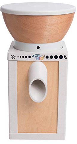 KoMo KoMoMio Getreidemühle Natur (400 Watt, Innovative Materialien), 16,5 x 16 x 37,5 cm, 02033