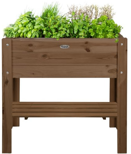 idooka Rectangular Plant Stand - Vegetables, Fruit, Flowers, Plants & Herb Planter w/Garden Storage Shelf - Raised Beds for Garden, Greenhouse, Balcony, Indoors - Strawberry Planter