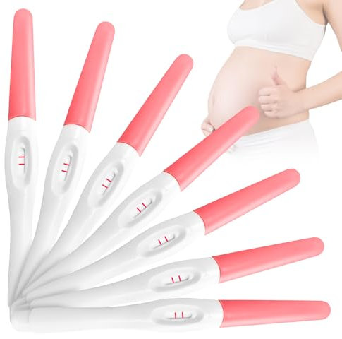 7 X Schwangerschaftstest, Ovulationstest und Schwangerschaftstest, Einzeln versiegelte Verpackung Frühtest Schwangerschaft, Frühschwangerschaftstest Empfindlichkeit,Pregnancy Test