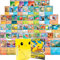 Pokemon Pikachu Karte Rare oder Superior Garantiert (Pikachu V, VMAX, Holo Rare) in Pikachu Themed Pokemon Box + (50) Pokemon Starter Pack 50 Karten, ideal für die Erstellung eines Adventskalenders