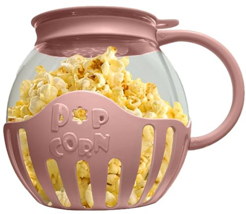 Machine à pop-corn à micro-ondes, machine à pop-corn à air sain et sans gras, machine à pop-corn en silicone, bol à pop-corn sans BPA, pot à pop-corn de 2,25 litres, passe au lave-vaisselle