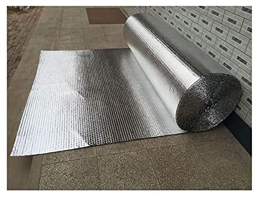 Self Adhesive Vapour Barrier Foil Insulation for Attics Lofts Floors Sheds Caravans Boats Greenhouses Pet Homes and Garages Easy Install Bubble Wrap (1x30m/3.2x98.4ft)
