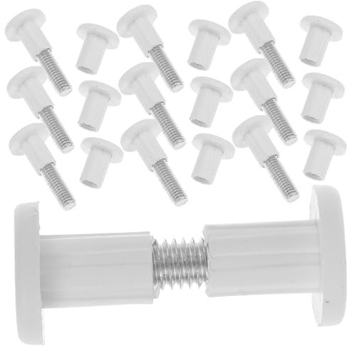 jojofuny 50piezas Fijaciones Muebles Tornillos Union Sujetadores Tablero Kit Sujetadores Tornillo Muebles