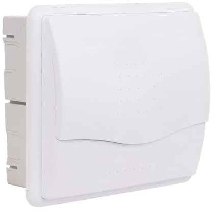 CABLEPELADO - Caja Empotrar 10 Elementos con Puerta Opaca Blanco – Protección Eficiente y Diseño Moderno para Instalaciones Eléctricas