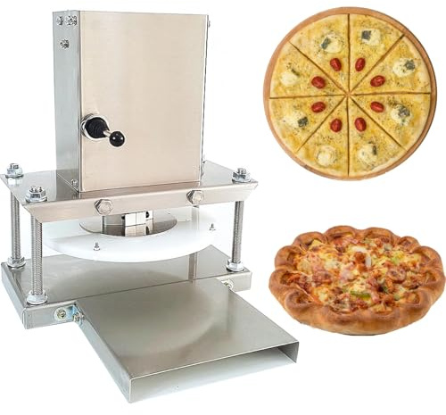 DHMYYXGS Sfogliatrice per Pizza,Macchina Pressa Tortilla Elettrico,Pressa Impasto Pizza,Sfogliatrice Pasticceria,per Pizza,Torta,Tortillas, Pasticceria 25cm