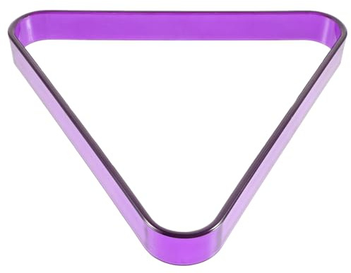 YARNOW Billiard Triangle Frame Pool Rack Compact Design Easy Storage for Pool Table Accessories and Recreational Rooms