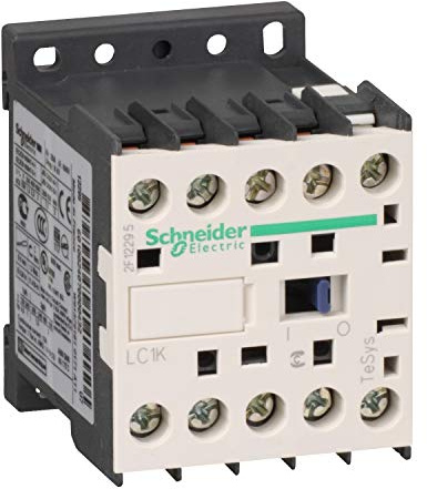 Schneider Electric, TeSys K contactor - 3P - AC-3 <= 440 V 6 A - 1 NO aux. - 230 V AC coil, LC1K0610P7