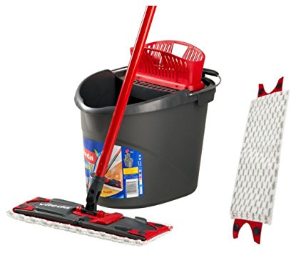 Vileda - Set Complet Ultramat pour Le Nettoyage de Sol, INKL. zus. Microfaser-Bezug