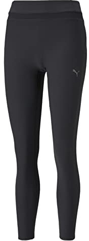 PUMA Studio Yogini Luxe Malla (7/8) Medias, Mujer, Negro Black, XL