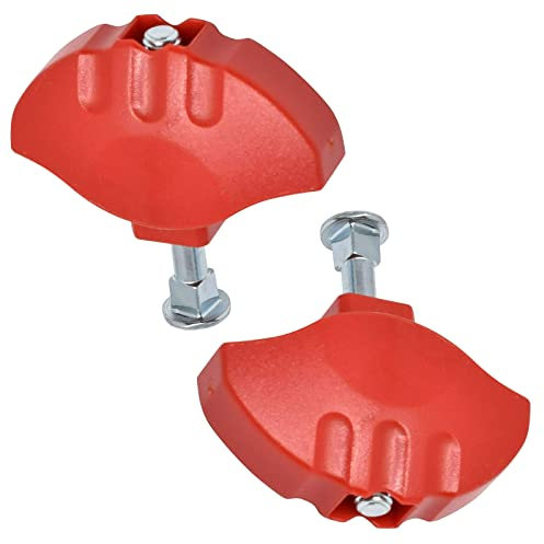 SPARES2GO Écrou à Oreilles pour Bouton De Poignée compatible avec Bosch Rotak La Tondeuse à Gazon ARM 32 32R 340 36 37 (lot de 2)