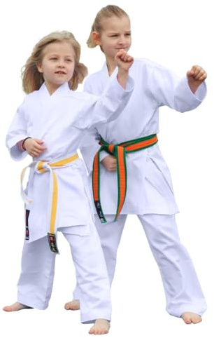 KIHON KIAI Karateanzug Anfängeranzug Kinderanzug Einsteigeranzug (140 cm)