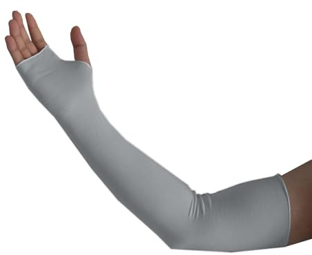 SHUEASE Wrist Sleeve Under Splint Hand Sock(Pack of 4) Modal Stockinette Arm Protector Covers (Grey)