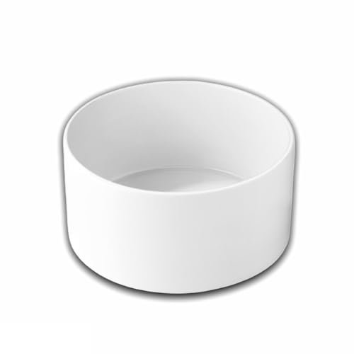 Wilmax - Schale aus Porzellan - 1850ml - Salatschüssel - Weißer Schüssel für Snacks, Salat - Ø 18cm- Obstschale - Müsli-Schale - Elegant und Kratzfest - Ideal als Geschenk