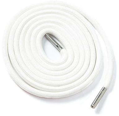 TORMEN 51in Cotton Drawstring Cord, Replacement Drawstrings, White | 51-inch cotton replacement drawstring cord. Easy install for hoodies, sweatpants, bags. Soft, durable, washable.