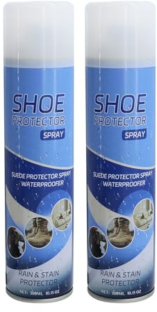 X-Txxlplus Shoe Protector Spray, 2 Pack Suede Protector Spray 10.15Oz, Rain & Stain Waterproof Protection for Sneaker, Handbags, Purses, Boots, Suede, Leather, Nylon, Fabric, Canvas, Nubuck