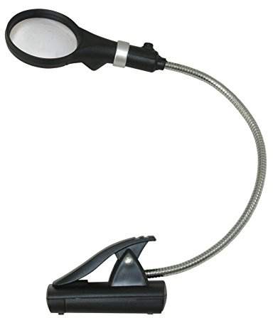 INTERINNOV© - Lampada a LED con lente d'ingrandimento