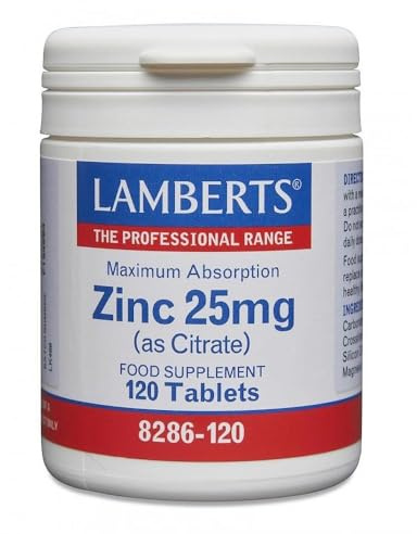 ZINC 25 mg 120 cápsulas