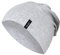 Sterntaler OCS Beanie melange - Lässige Slouch Beanie Mütze aus Melange Singlejersey (Bio) - Unisex Kopfbedeckung - variabel tragbar - Baby und Kinder Übergangsmütze - silber, Größe 51