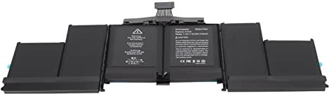 A1398 A1618 Battery, Replacement Battery for OS X Pro 15 Inch, 11.36V 99.5Wh 8755mAh Laptop Battery for 15 Inch OS X Pro Laptop A1398 A1618