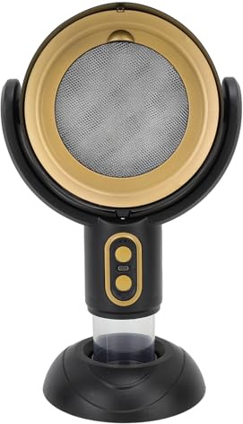 Cappa Aspirante Portatile, Cappa Aspirante da Tavolo con Ventola di Scarico a 2 velocità, Aspiratore Portatile con Tazza di Raccolta Dell'olio con Filtro Rimovibile, Mini Cappa