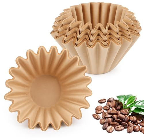 Wvu & Wvo 100 stycken 200 x 80 mm korgfilter kaffefilter, korgfilter för bonamat, skäggtrimmer, animo och melitta (kaffe), CJL-LQQ-2469