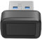 Générique Tragbarer USB-Fingerprint-Reader, PC-Dongle, Sicherheitsgerät, High-Speed Login, 360-Grad-Sicherheitsgerät, kompakt und leicht, schwarz, ideal für PC/Laptop Sicherheit