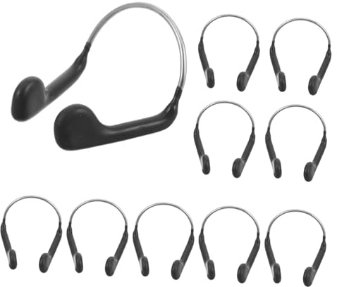 BCOATH 10pezzi Naselli per Kit Tappi per Naso Impermeabili per attività Acquatiche con Stoccaggio Accessori Professionali per Nuotatori e Surfisti Adatti per e