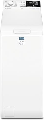 Electrolux EW6T426A Lavatrice Carica dall’Alto 6 kg, 1200 giri, Classe Energetica A, Sistema SensiCare, Programmi Rapidi, Alta Efficienza, Design Compatto, Colore Bianco
