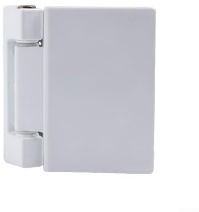 Kit di cerniere ad alta sicurezza per bandiera per finestra, con piastra per porta o battente in UPVC, struttura in ferro robusto ispessito, struttura in lega di alluminio ABS, nylon e alluminio