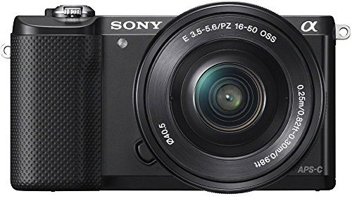 Sony Alpha ILCE-5000 Mirrorless Digital Camera w/ 16-50mm Lens (20.1 MP, DSLR, Black)