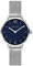 PAUL HEWITT Armbanduhr Damen Sailor Line Modest Blue Lagoon - Edelstahl Damen Uhr (Silber), Damenuhr Edelstahlarmband in Silber, blaues Ziffernblatt
