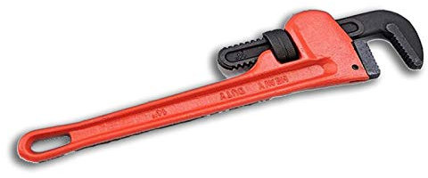 SUPERTOOL 6 Inch Adjustable Pipe Wrench - Stilsons Plumbing Wrench with 27MM Maximum Clamping for Auto Maintenance and Repair
