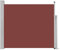 vidaXL Seitenmarkise Ausziehbar Sonnenschutz Sichtschutz Windschutz Seitenrollo Markise Seitenwandmarkise Balkon Garten Terrasse 100x300cm Braun