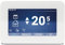 Cronotermostato WiFi Digitale Bianco Programmabile per Termoregolazione ambiente Intelligente da Parete Touchscreen con App Kblue Keasier Controllo vocale Google Home Alexa KBLUE