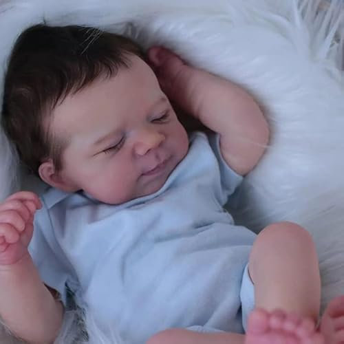 Zero Pam Muñecas Bebe Reborn 45 CM Bebe Reborn Niño Que Parece Real Muñecas Reborn Silicona Blanda Bebés Reborn Reales para Niñas De 3 Años
