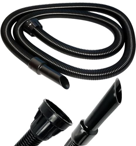 Henry Hoover Hose Replacement Pipe - 2.5 Meter Hetty Henry Hoover Attachments Parts - 32mm Fitting Vacuum Hose | Improves Reach, Powerful Suction, Easy Installation | Cleaning Adaptor Tool Included.