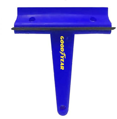 Goodyear 3In1 Squeegee complete Windscreen Cleaning Solution Removes Condensation| Soft Grip| Extra Wide Blade Scraper| Removes Snow And Ice| Sponge, Squeegee| Strong And Ergonomic| Works To-50 Degree