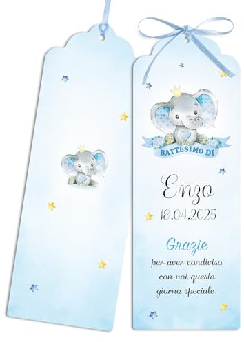 BOFUNX 30pcs Segnaposto Bambini Battesimo - Ringraziamento Bomboniere Decorazione Tavolo