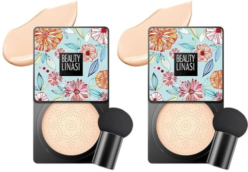 Mushroom Head Air Cushion CC Cream,Transparente Beauty-Creme,Lang anhaltender, matter, wasserfester, feuchtigkeitsspendender Concealer