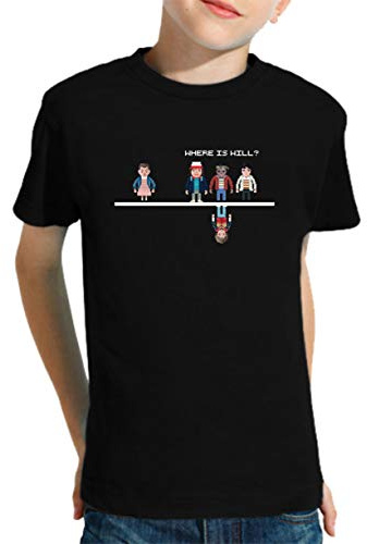 the Fan Tee Camiseta de Niños Eleven D&D Friends Don't Lie Letras 008 Manga Corta 100% Algodón 9-10 Años