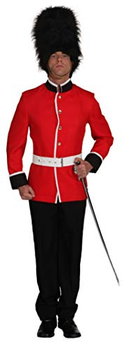 Soldat Tommy (Jacke und Gürtel) - Größe: 50 - 62, Rot, 60