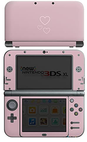 DeinDesign Skin kompatibel mit Nintendo New 3DS XL Folie Sticker Liebe rosa Herz
