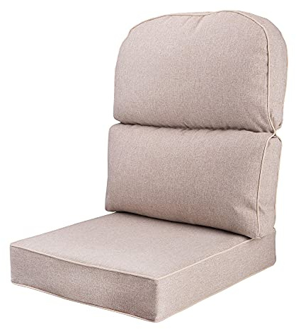Alfresia Low Back Conservatory Replacement Cushion Set – Cane Conservatory Chair Seat & Back Cushions, Cotton Covers, UK Filled