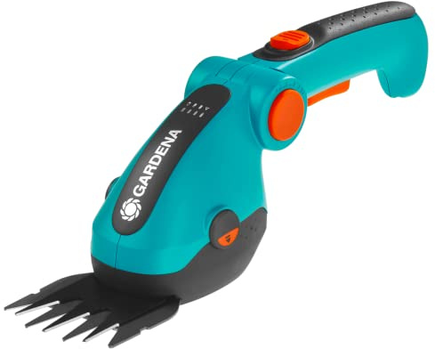 GARDENA Cordless Hedge Trimmer and Grass Shears, 80 Min Runtime - 09887