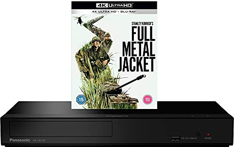 MULTIREGION Panasonic DP-UB150 DVD Regions 1-8 - Blu-ray Region B - Bundle Including Full Metal Jacket