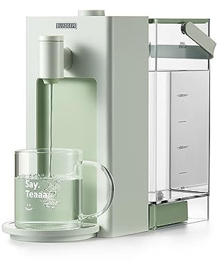 BUYDEEM S9013 Instant Hot Water Dispenser, Countertop Water Boiler & Warmer for Tea, Coffee and Baby Formula, Adjustable 8 Temperatures & 5 Water Outputs, 3L Water Tank(102oz), Green